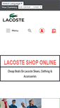 Mobile Screenshot of lacostesoldes.com